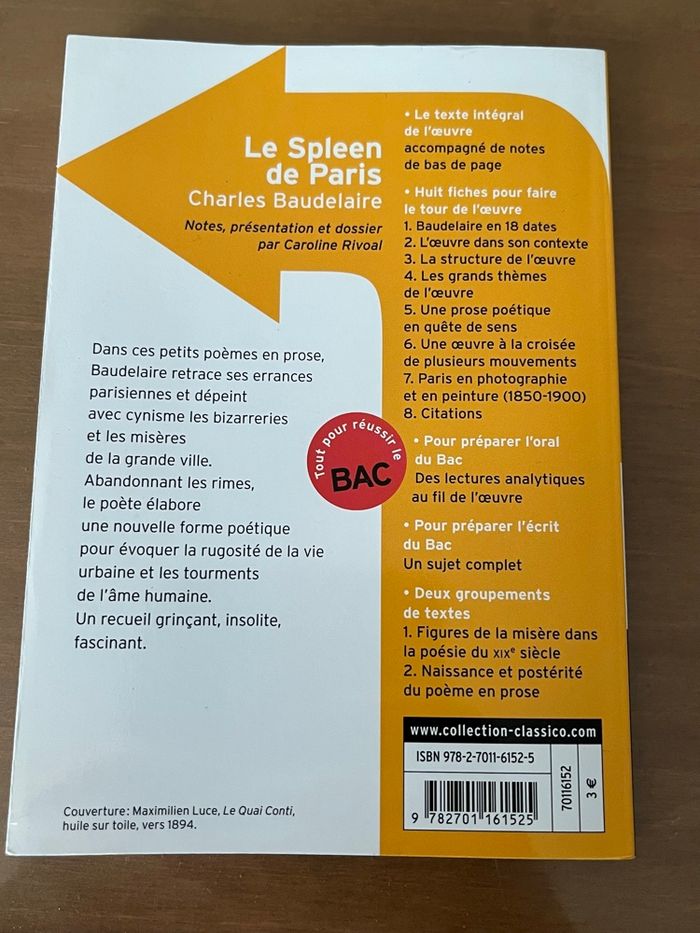 Le Spleen de Paris Charles Baudelaire Belin Gallimard - photo numéro 4