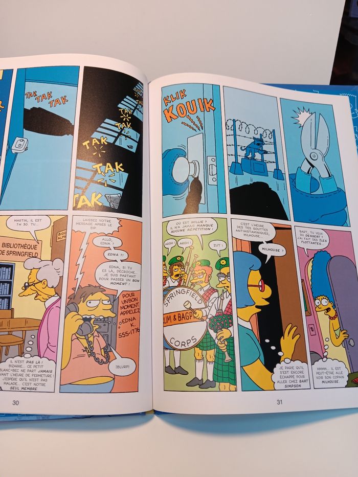 Livre Bande dessinée les Simpson Extra colossal - photo numéro 6