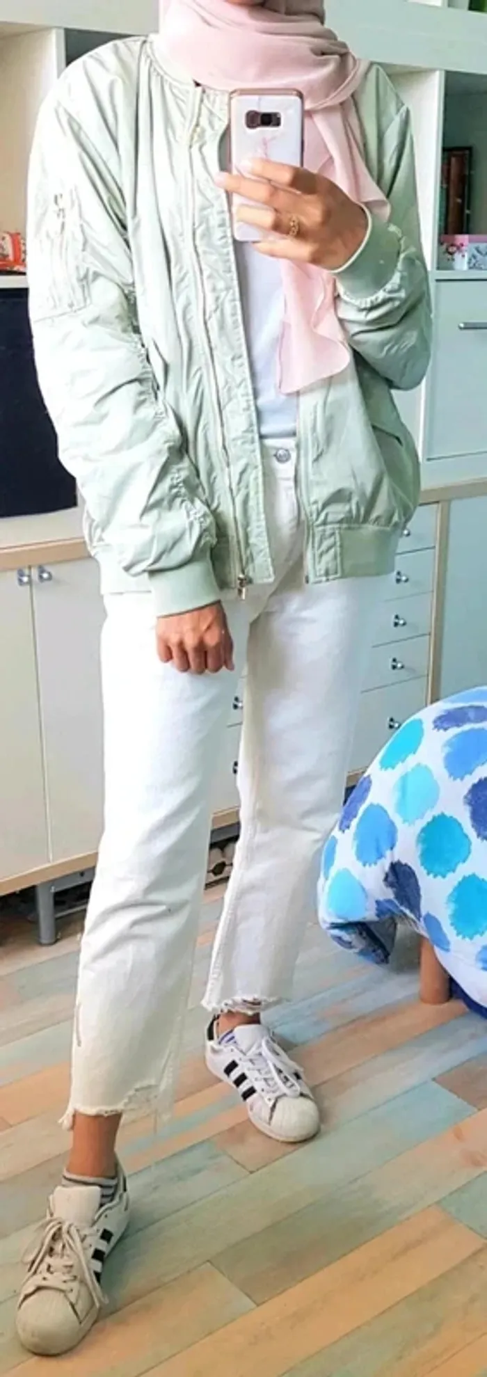 🌿 sublime veste bomber vert pastel H&M neuve avec étiquette - photo numéro 11