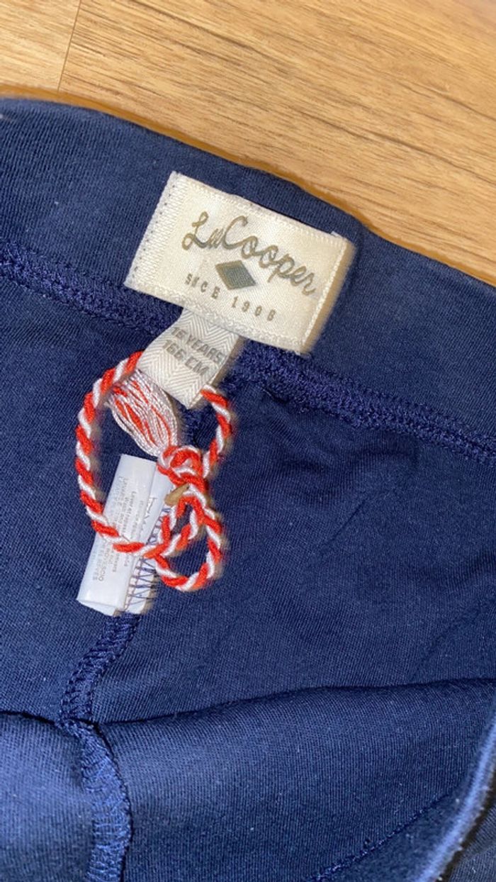 Caleçon long coton lee Cooper drapeau bleu marine - photo numéro 3