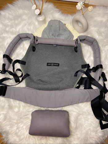 Porte bébé physiologique Love Radius Hoodie Carrier + Kit nouveau né