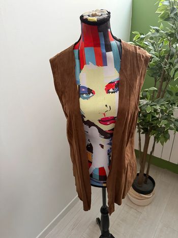 Veste sans manches Un Deux Trois en velours Taille 36