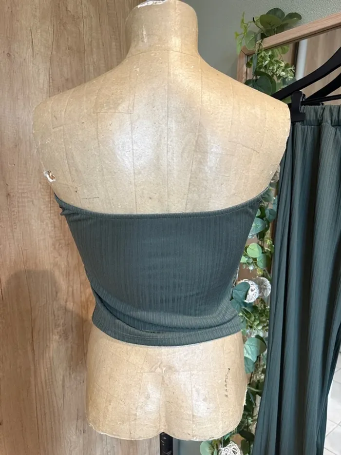 Très bel ensemble bustier et pantalon large femme - photo numéro 4