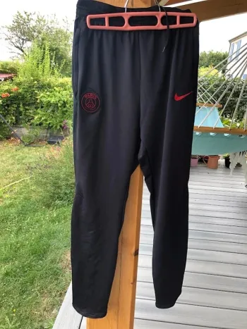 Jogging Noir Paris St Germain NIKE Homme Dri fit Pantalon
