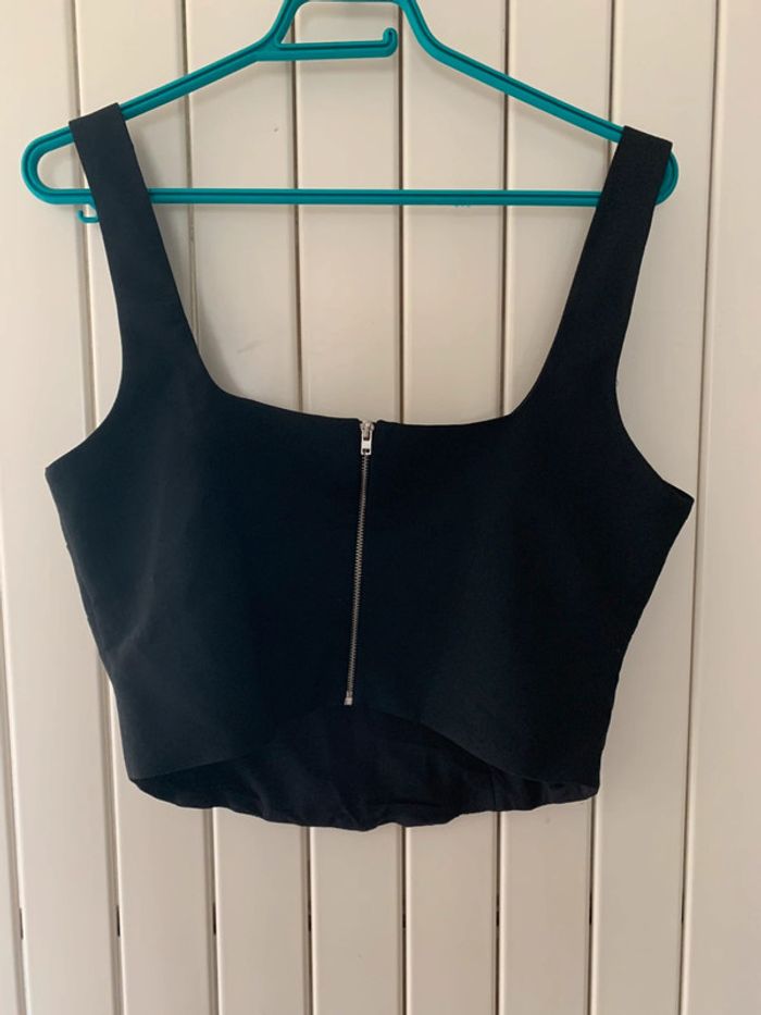 Haut pull & bear L noir - photo numéro 4