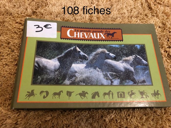 Classeur avec fiches chevaux