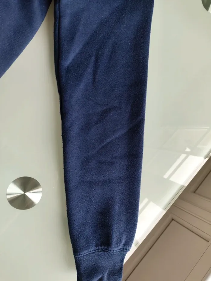 🧥 Gilet zippé bleu marine garçon – Taille 10 ans – Bon état - photo numéro 13