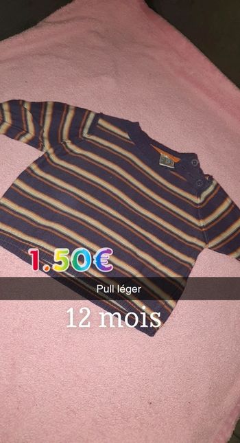 Pull leger garçon