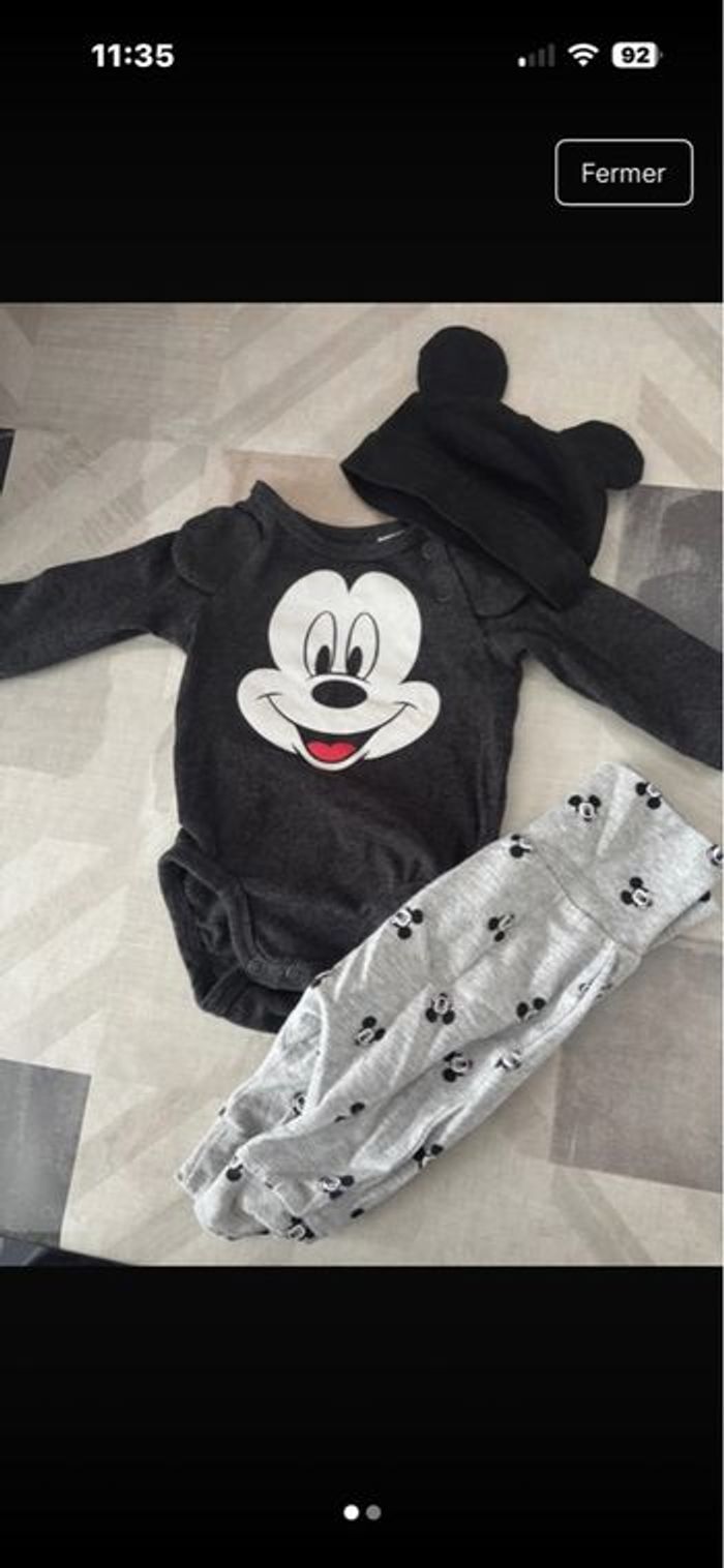 Ensemble naissance Mickey