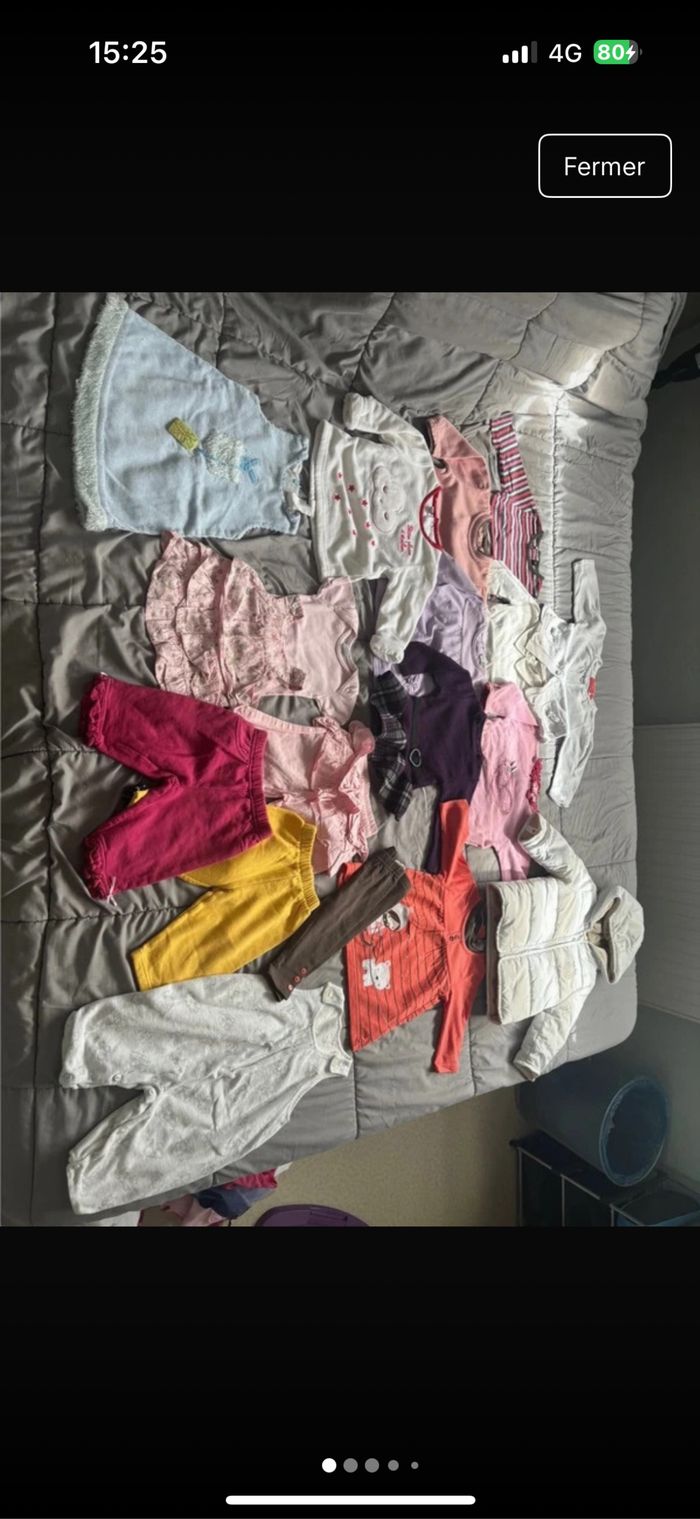 Lot de vêtements 6 mois
