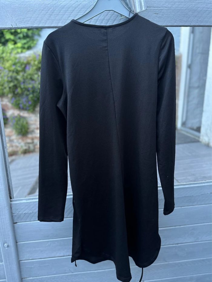 Robe fluide noir de grossesse - photo numéro 2