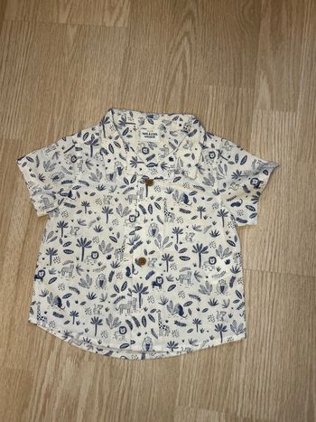 Chemise bébé garçon jungle tape à l'œil taille 6 mois neuve