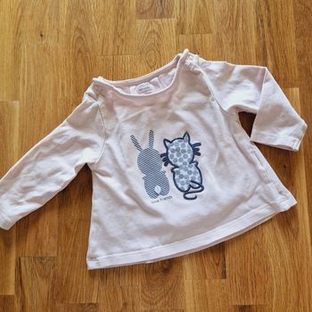 T-shirt manche longue taille 3mois
