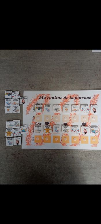Ma routine de la journée pour votre enfant