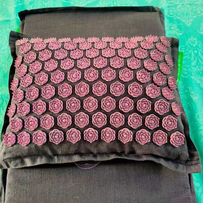 Véritable Champ de fleurs tapis et coussin bioloka - photo numéro 3