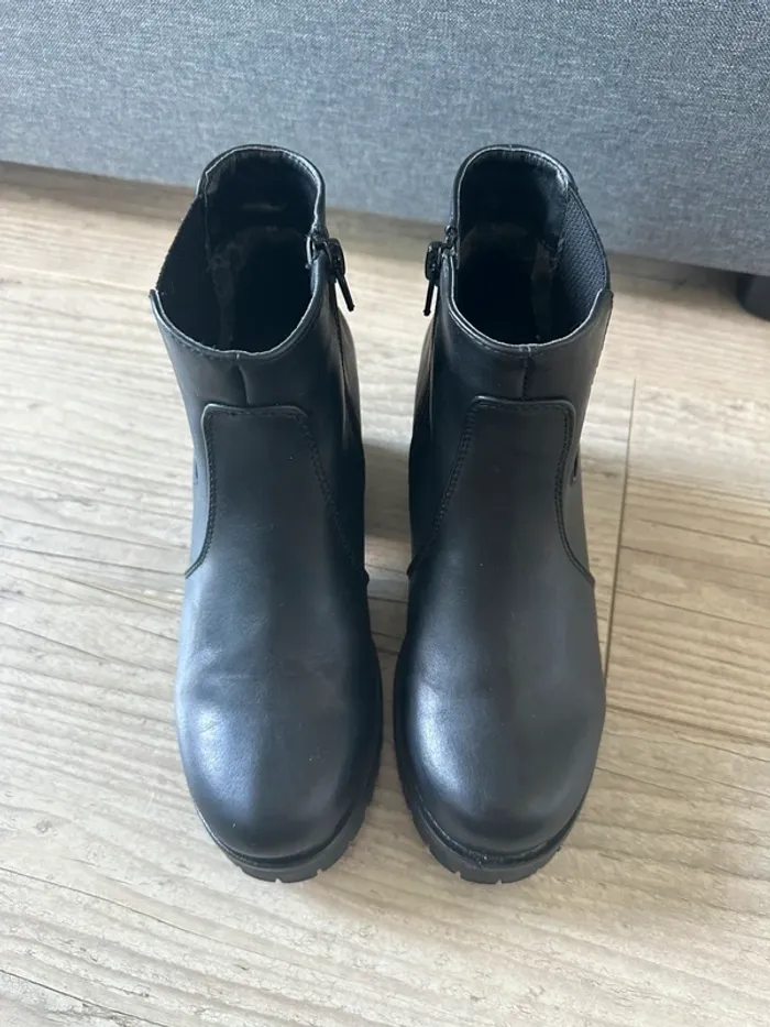 Bottines à talons Dockers noir 37 - photo numéro 12