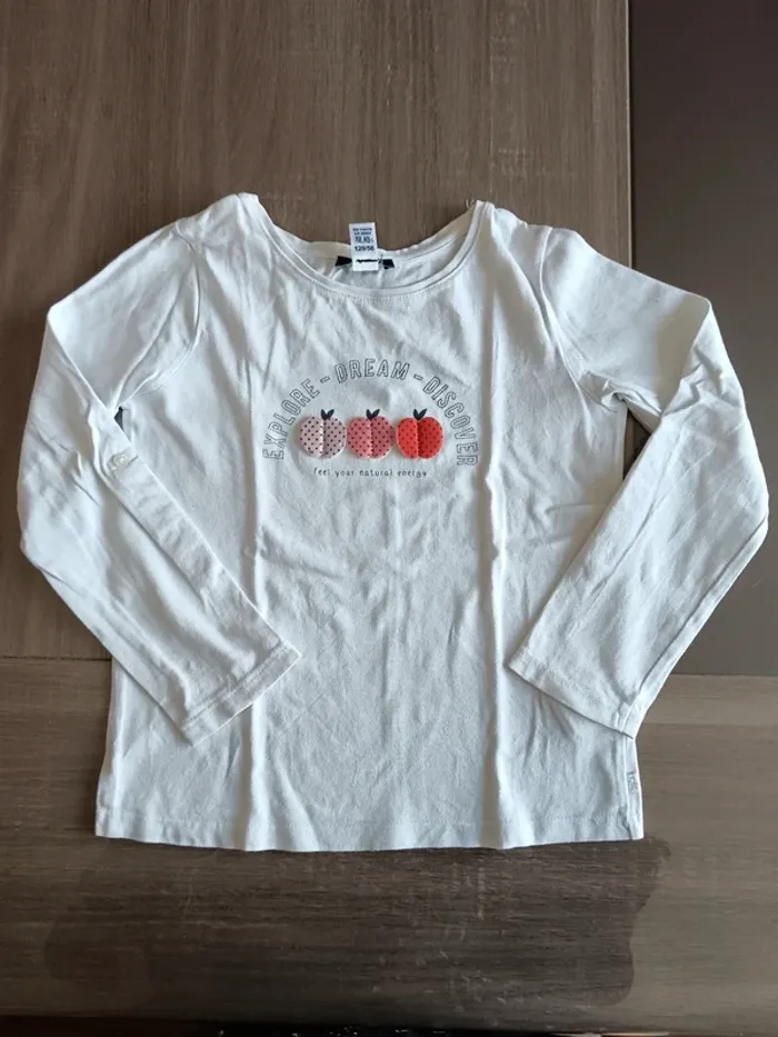 T-shirts manches longues okaïdi 6 ans filles