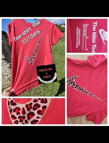 Tee-shirt  manche courte  fille nike 12/13ans