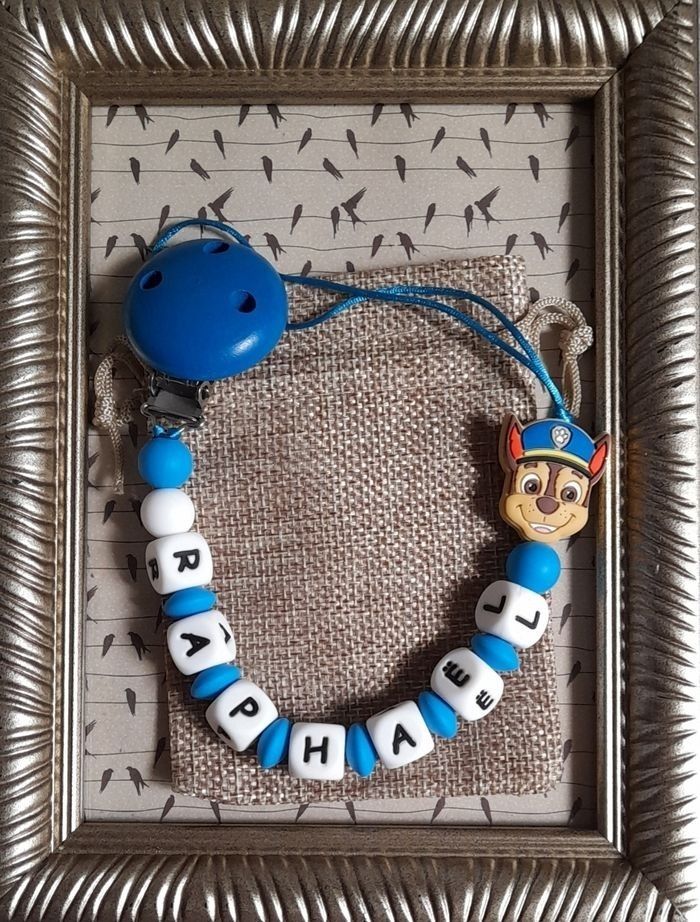 Attache tétine personnalisé