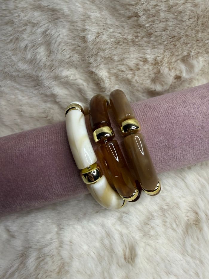 Lot de 3 jonc en résine - photo numéro 3