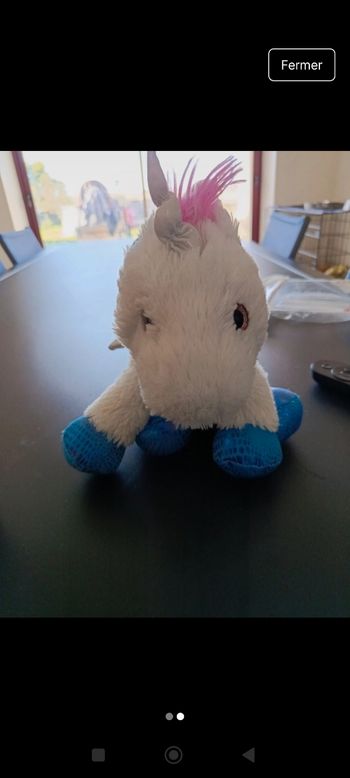 Doudou licorne