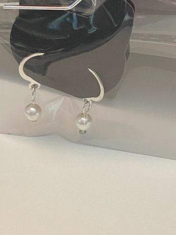 Boucles d’oreille pendantes perle