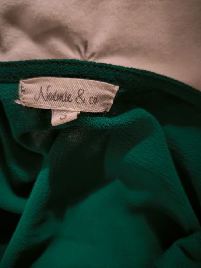 Chemisier vert Noémie & co taille S - photo numéro 6