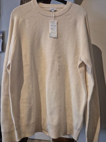 Pull Celio – Taille L – Beige crème – NEUF avec étiquette