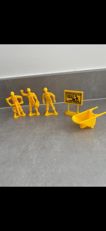 Figurine ouvriers de chantier