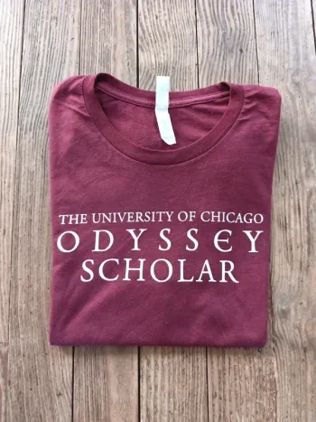 T-shirt imprimé manches courtes universitaire Chicago - L