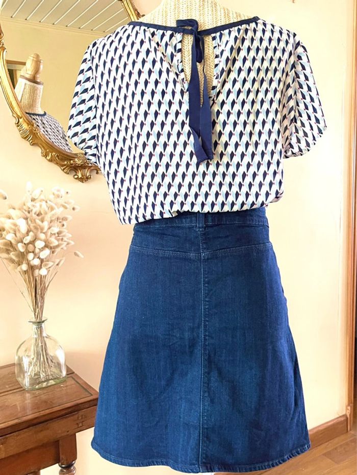 Jupe en Jean Classique à boutonnage - photo numéro 9