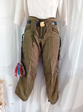 Marithé et François Girbaud | Pantalon court kaki | t 34