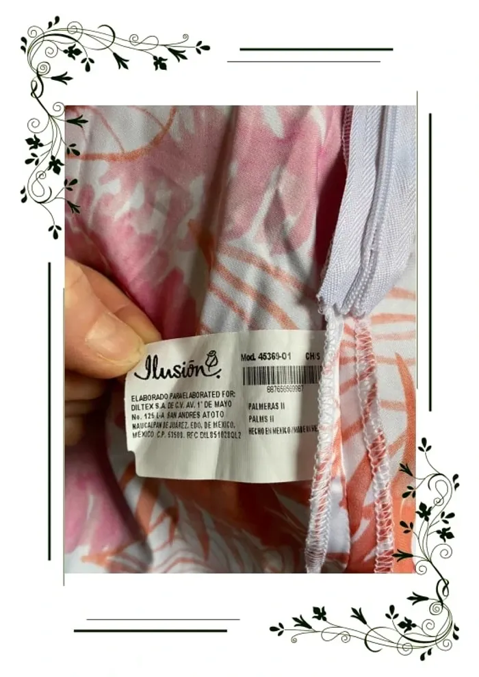 Blouse top débardeur Ilusion taille L - photo numéro 4