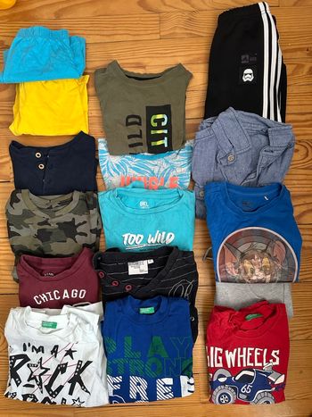 Super lot garçon 4 ans 👕 Adidas + 15 vêtements