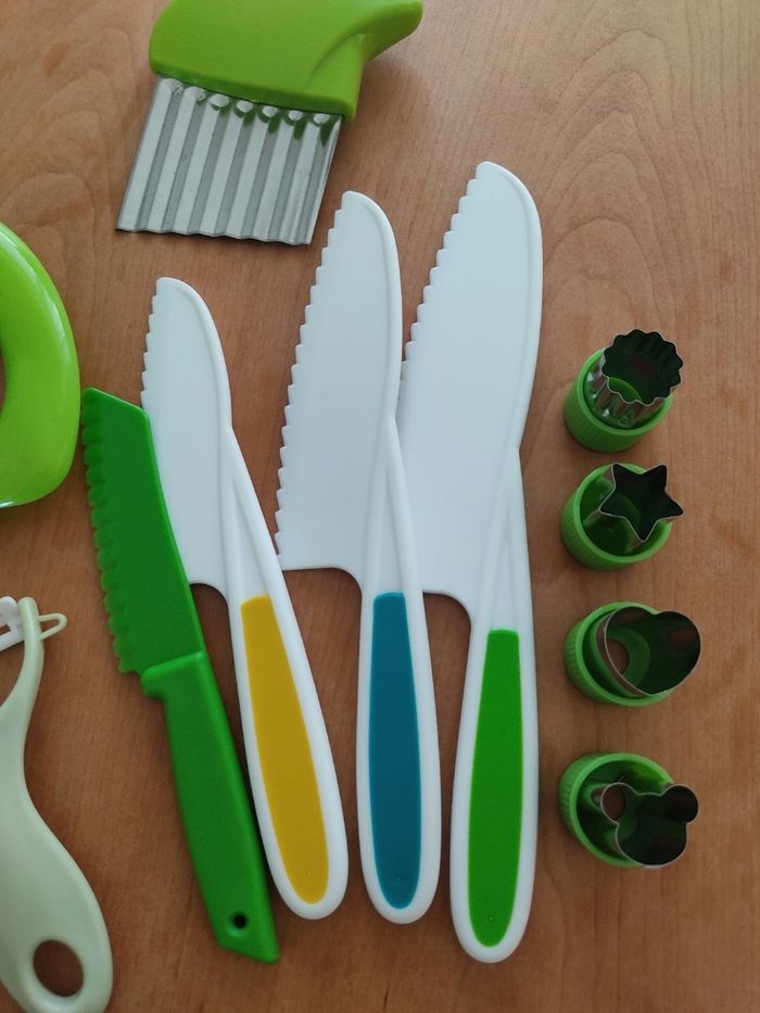 Ustensiles de découpe, cuisine, inspiration Montessori - photo numéro 3