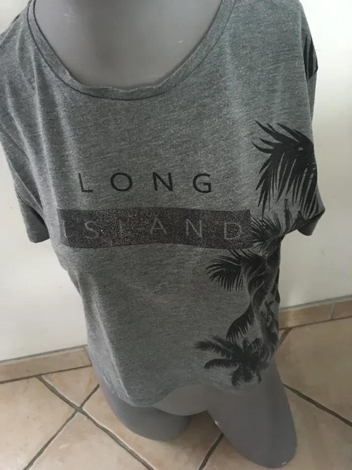 Joli lot 2 tee shirt Jennyfer Cache cache taille M - photo numéro 9