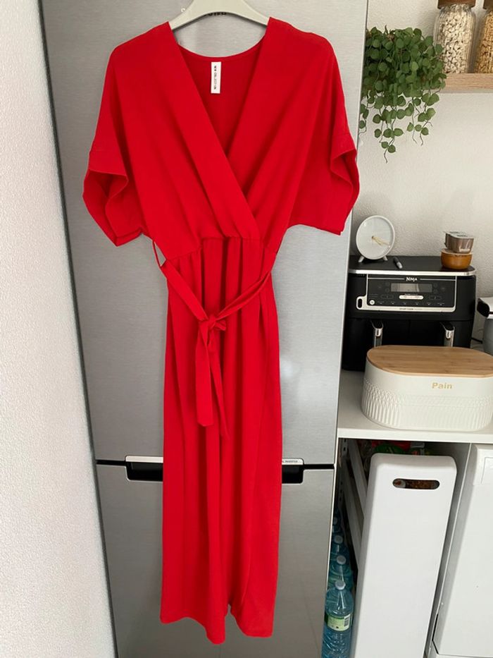 Combinaison été légère rouge New Collection - photo numéro 2