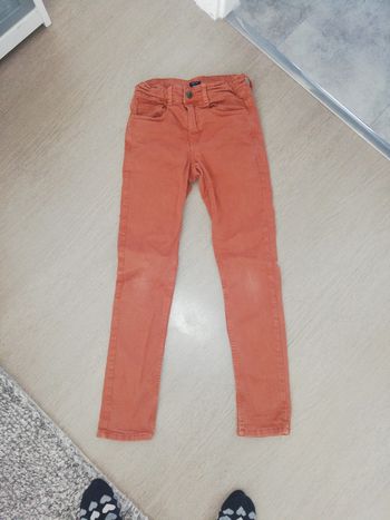 Pantalon couleur brique skinny fit