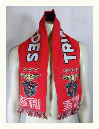 Écharpe Football Benfica Tricampeoes