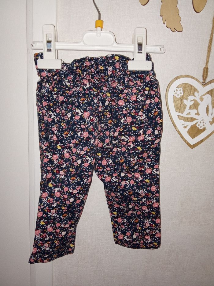 Ensemble bébé fille 12 mois mi saison, pantalon et blouse marque tape à l'oeil - photo numéro 6