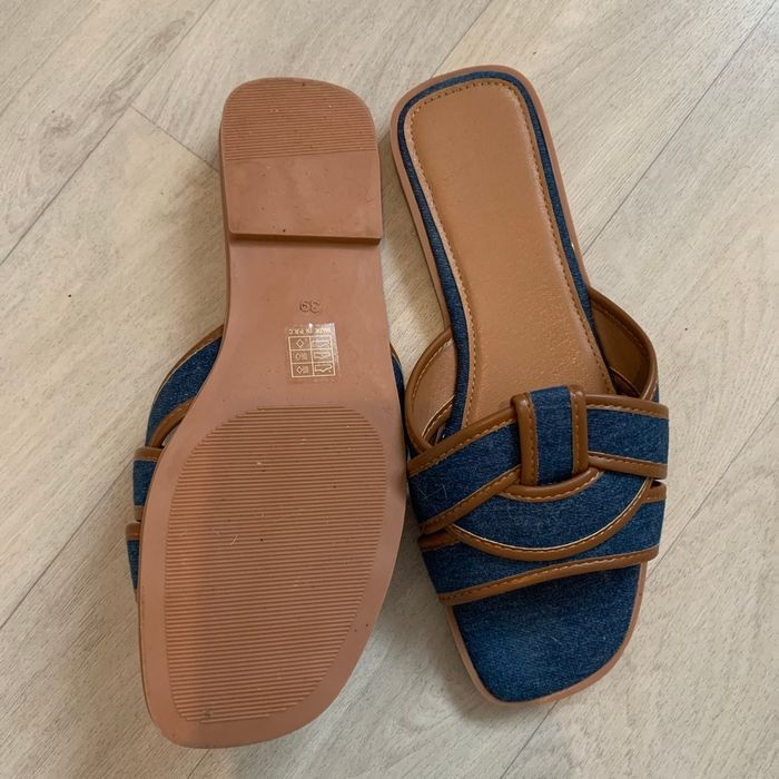 Sandales jeans neuves P:39 - photo numéro 3