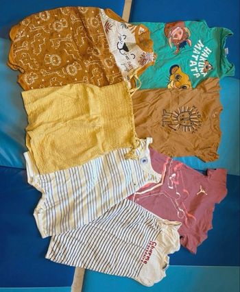 Lot combishort combinaison 18 mois 