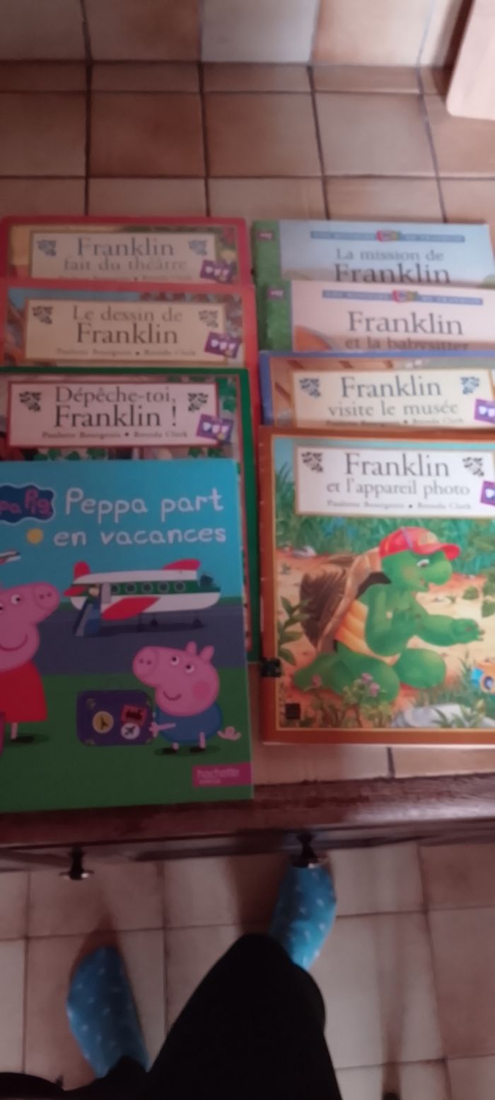 Lot livre Franklin et 1 Peppa pig - photo numéro 2