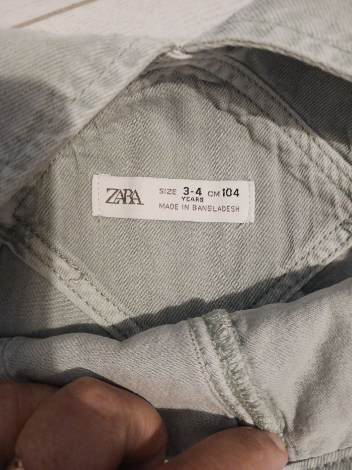 Salopette zara verte - photo numéro 3