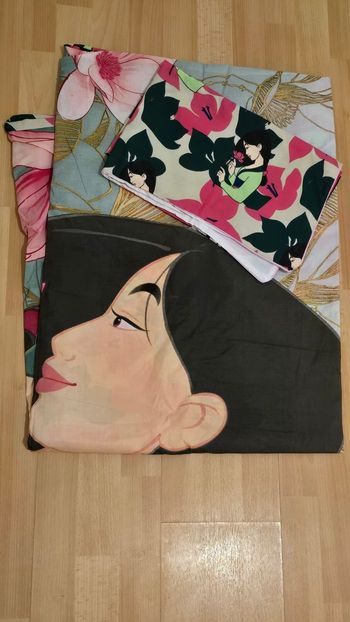 Neufs non utilisés  parure de lit 1 personne MULAN 