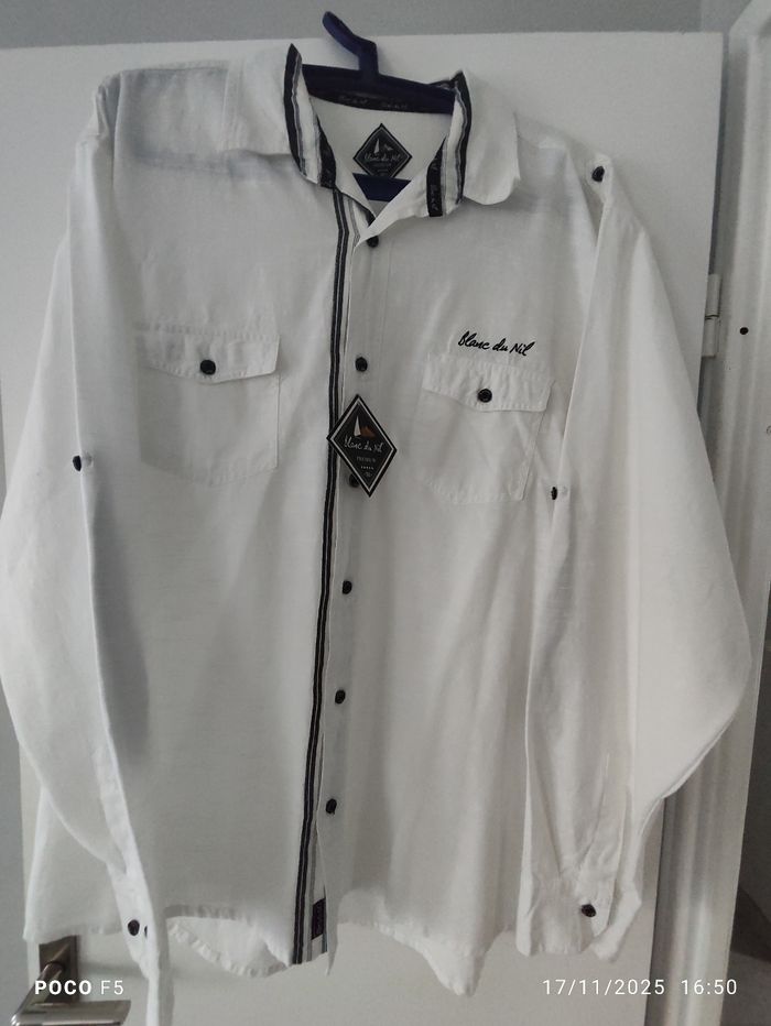 Chemise Blanc du Nil