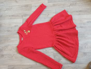 robe orchestra 12 ans neuf hiver rouge manches longues