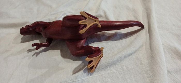 T-rex tyrannosaure dinosaure rouge playmobil - photo numéro 7