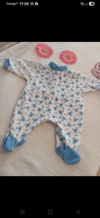 Pyjama bébé taille 1 mois