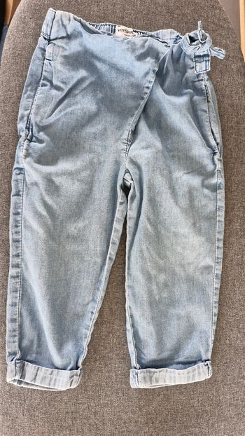 BLEU jean pantalon vert baudet 3ans